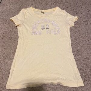 Abercrombie & Fitch Yellow T-Shirt